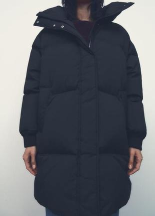 Теплий пуховик zara4 фото