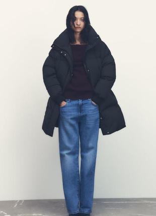 Теплий пуховик zara2 фото