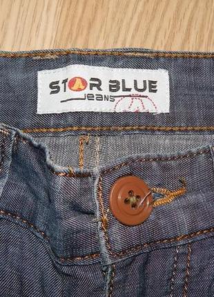 Джинсы мужские летние stor blue3 фото