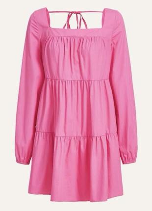 Рожева оверсайз сукня