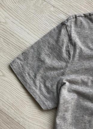 Базовая футболка polo ralph lauren custom fit t-shirt marl grey5 фото
