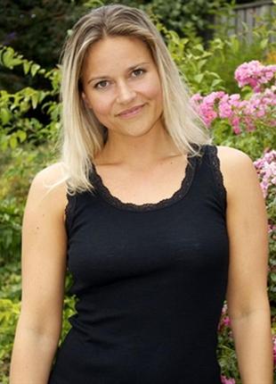 Новая 100% шерсть мериноса майка топ eva норвегия шерстяное термобелье вовна