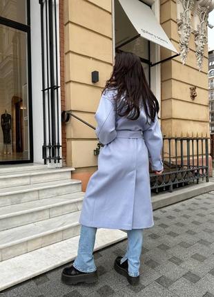 Пальто с поясом10 фото