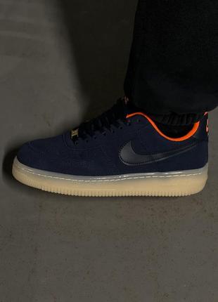 Nike air force blue orange5 фото