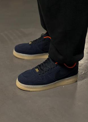 Nike air force blue orange6 фото