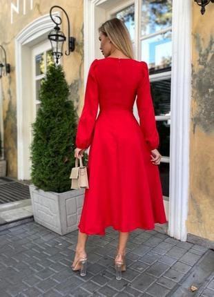 Сукня червона плаття2 фото