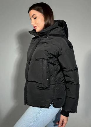 Демисезонная куртка женская евро-зима с капюшоном2 фото