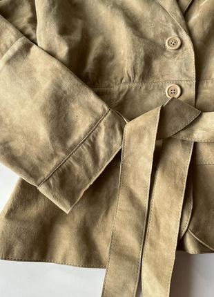 Hugo boss винтажная замшевая куртка, пиджак, жакет4 фото