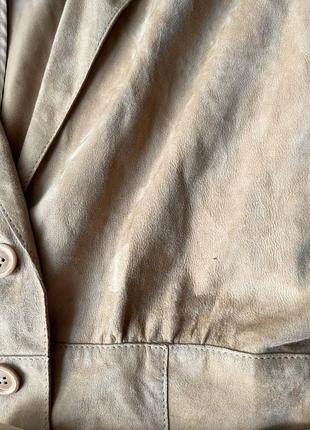 Hugo boss винтажная замшевая куртка, пиджак, жакет6 фото