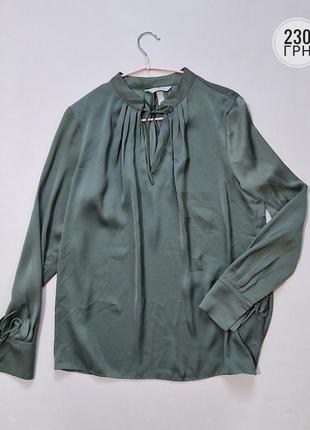 Блуза под атлас h&m