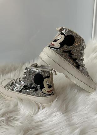 Кроссовки кеды ботинки микки маус mickey mouse zara 34 р, 21.5 см9 фото