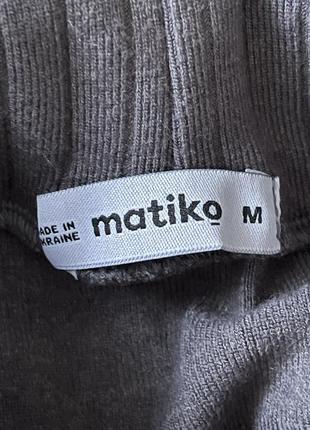 Трикотажна сукня міді matiko4 фото