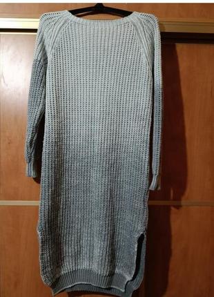 Платье свитер вязка2 фото