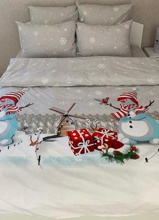 Комплект постільної білизни новорічний