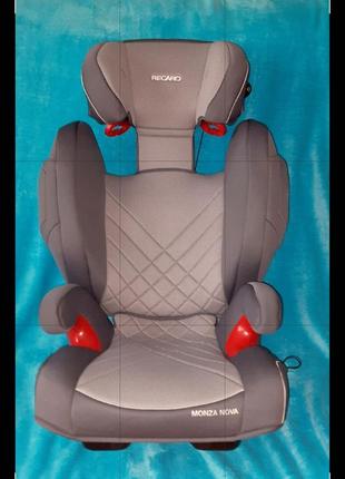 Автокрісло recaro monza nova 2 aluminium grey (німеччина)4 фото