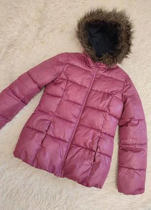 Зимова куртка на дівчину 11-13 років. куртка на флісі. куртка для дівчинки