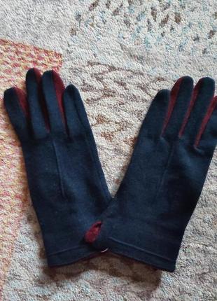 Перчатки рукавицы с шерстью principles от debenhams1 фото