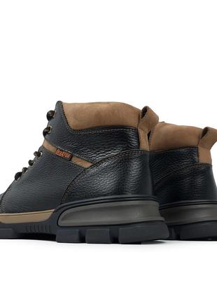 Фирменные мужские зимние ботинки натуральная кожа + молния braxton7 фото