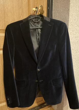 Пиджак zara man из плотного, качественного бархата/ велюра2 фото
