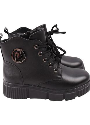 Ботинки женские li fexpert черные натуральная кожа, 40