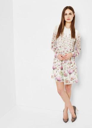 Бомбезна шифонова сукня.ted baker. (l).