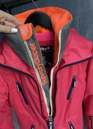 Лижна гірськолижна куртка зимова superdry сноубордична6 фото