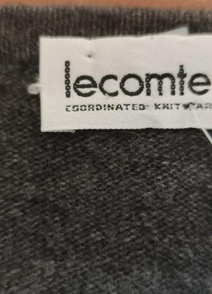 Шерстяной премиум кашемировый ангоровый джемпер свитер оверсайз lecomte /4457/6 фото