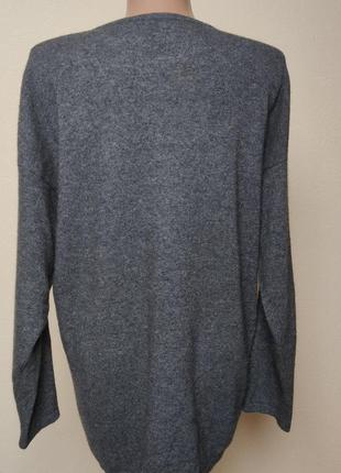 Шерстяной премиум кашемировый ангоровый джемпер свитер оверсайз lecomte /4457/10 фото