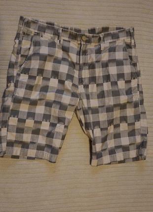 Веселые экологичные х/б клетчатые шорты m.a.n.a. европа. 52 р.