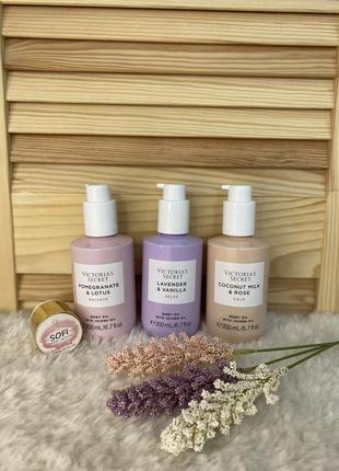 Олія для тіла вікторія сікрет lavender & vanilla з маслом жожоба victoria's secret оригінал4 фото