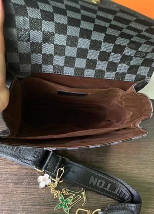 Сумка в стиле louis vuitton metis black chess3 фото