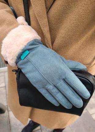 Теплі перчатки рукавиці