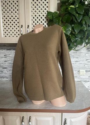 Теплый шерстяной свитер унисекс2 фото