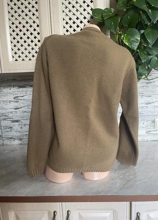 Теплый шерстяной свитер унисекс4 фото