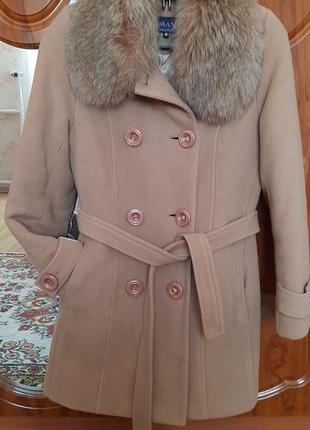 Зимнее кашемировое пальто1 фото