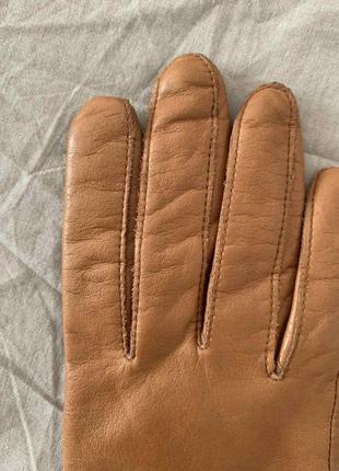 Женские кожаные перчатки с&а р. 8 l.4 фото