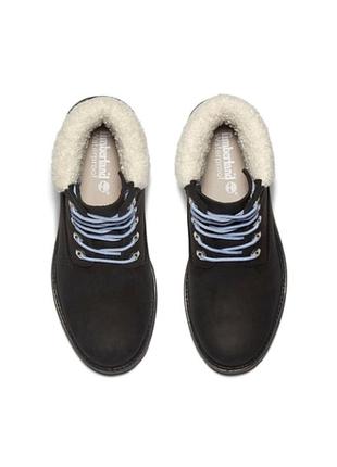 Кожаные женские ботинки на шнурках timeberland 🇺🇲 premium 6-inch waterproof boot 38-38,5 размер5 фото