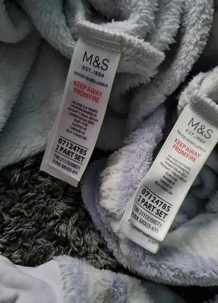 Очень теплая пижама, дуже тепла пижама marks and spencer4 фото