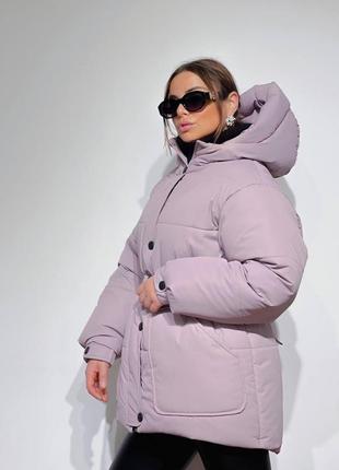 Куртка курточка с поясом зимняя зимняя теплая2 фото