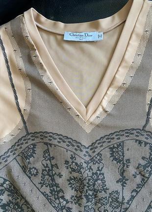 Christian dior блуза с коротким рукавом4 фото