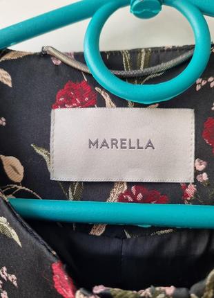 Бомбер marella, куртка marella, пиджак в цветы, бомбер max mara4 фото