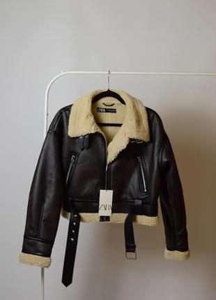 Дубленка zara