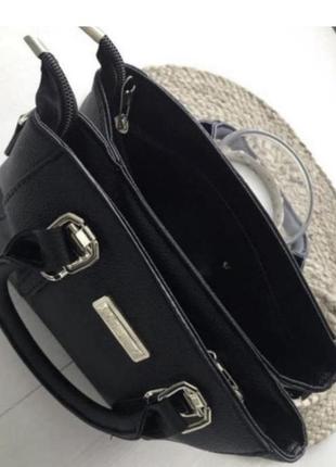 Сумка черная,женская сумка, сумка, сумка, женская женкая, черная сумка5 фото
