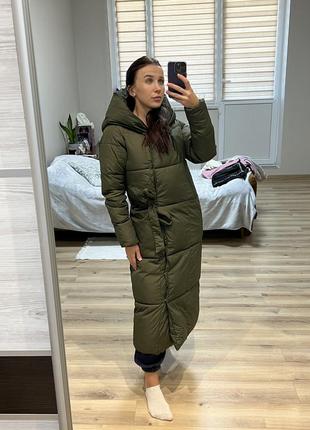 Зимний пуховик 🤍 размер указанного м но подойдет на s/xs