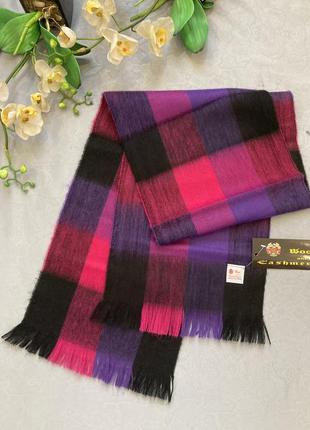 Германия шерсть 100% wool & cashmere  шарф .