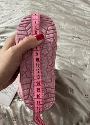 Уггі рожеві для дівчинки, зимові чоботи, осіннє взуття, дитяче взуття4 фото