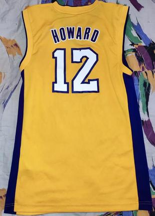 Баскетбольная майка adidas nba los angeles lakers, howard2 фото