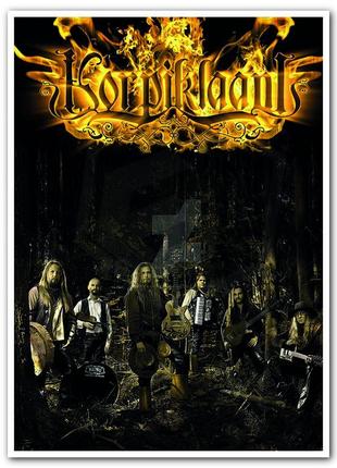 Korpiklaani - рок группа постер