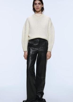 Теплый свитер с шерстью zara
