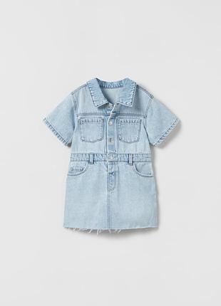 Джинсова сукня zara